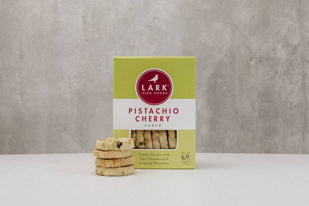 Lark Fine Foods - Pistachio Cherry Sable - 6 Oz