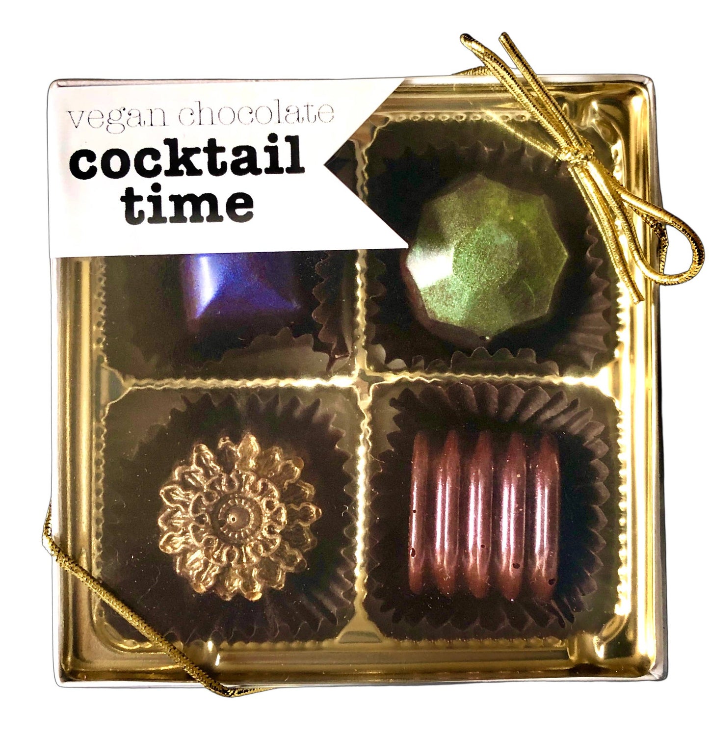 The Xocolate Bar - Cocktail Time - Boozy vegan dark chocolate truffles