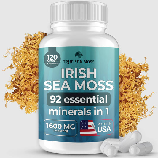 TrueSeaMoss - NATURAL SEA MOSS CAPSULES: 1 Pack