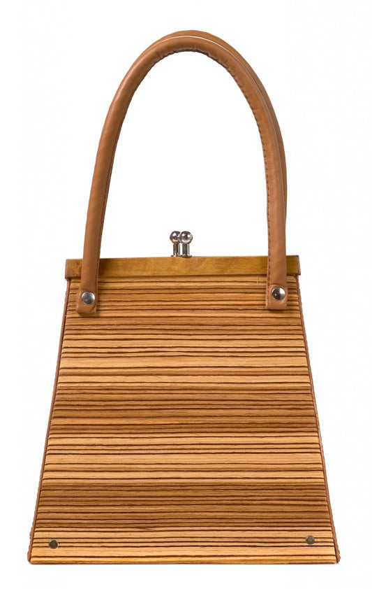 Zebrano Veneer Wood Purse