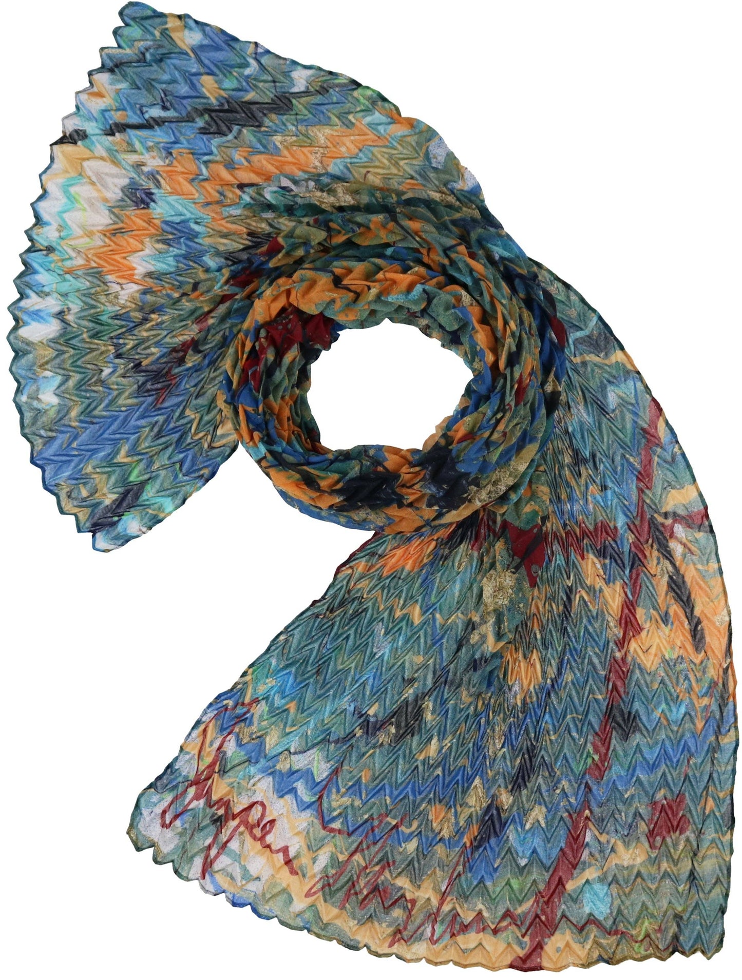 FRAAS - The Scarf Company - Jumper Maybach X FRAAS "Hugs Constellation" Plisse Recycled Polyester Scarf