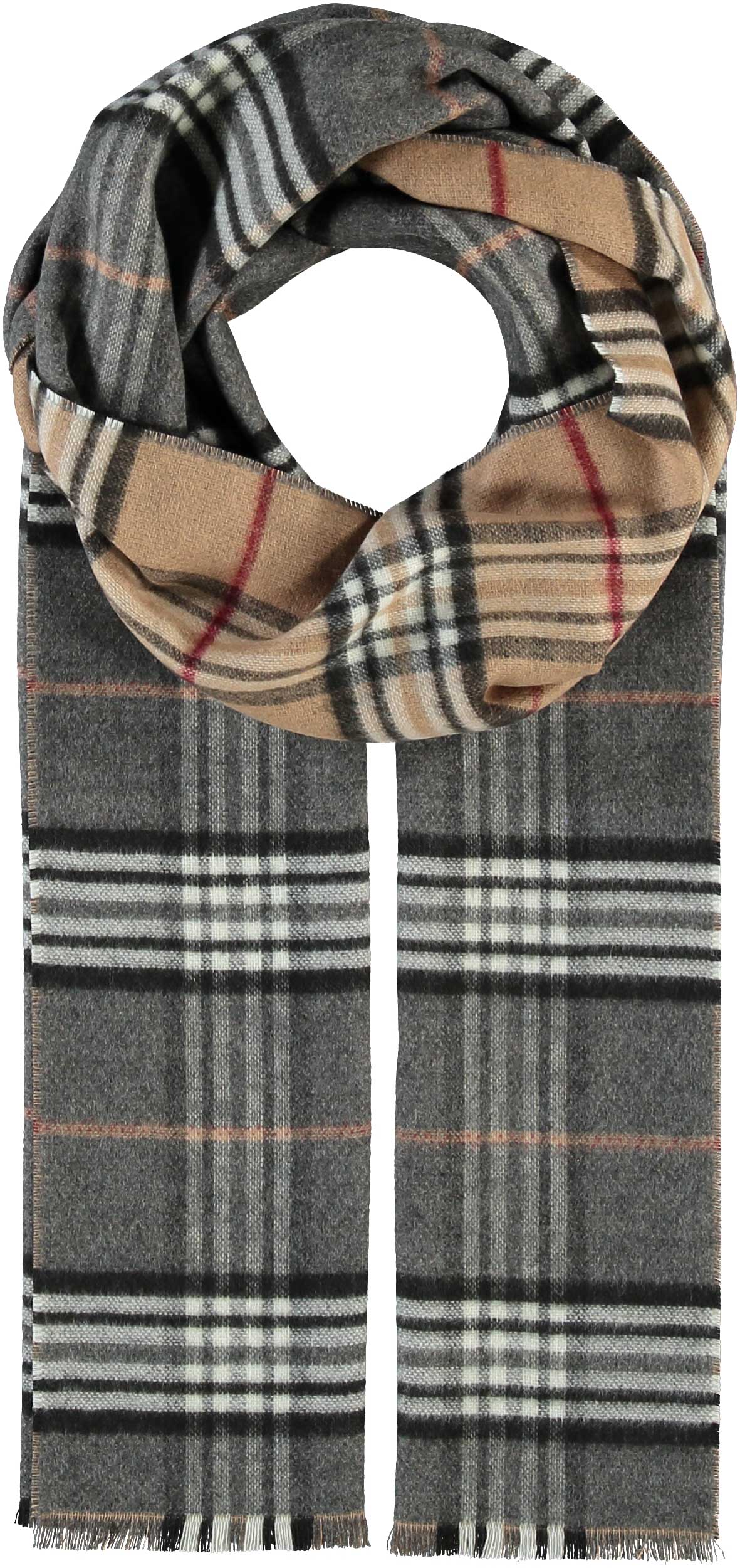 FRAAS - The Scarf Company - FRAAS Plaid Reversible Cashmink® Scarf