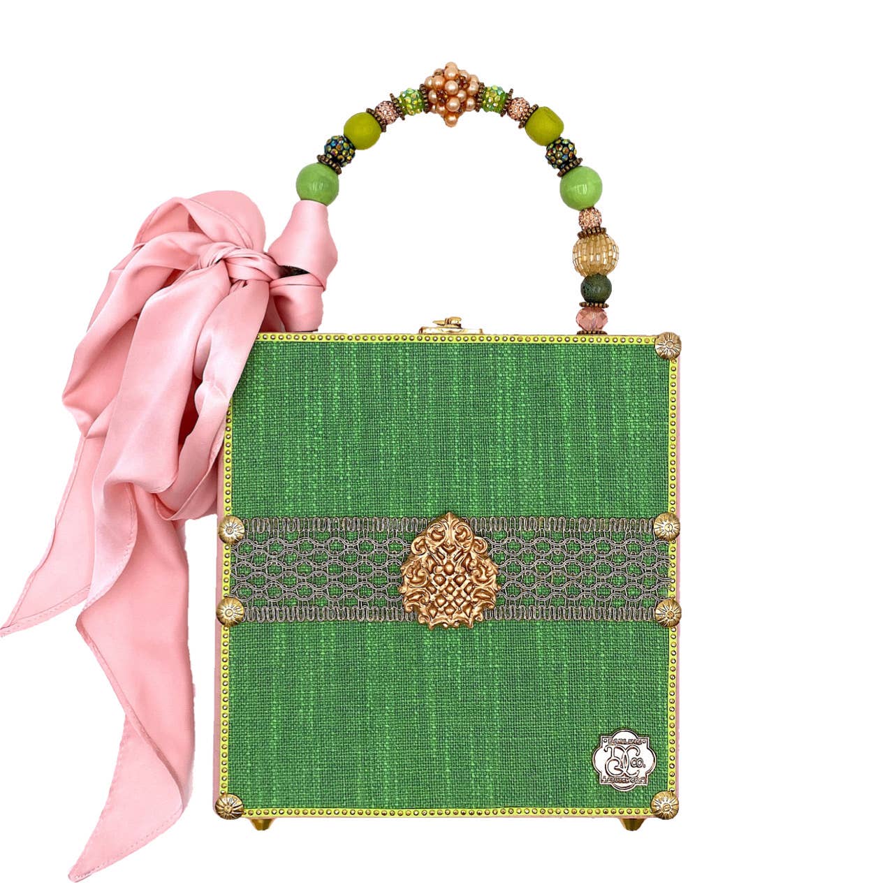Pink in the Greenery Bag