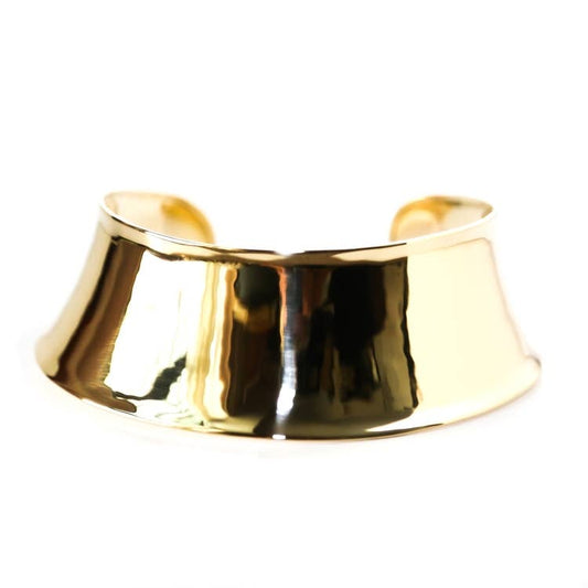 Seductive brass Collar Smooth necklace