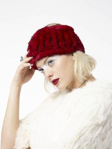 Neck Warmer - Chloe - Chloe Headband/Neck Warmer In Garnet