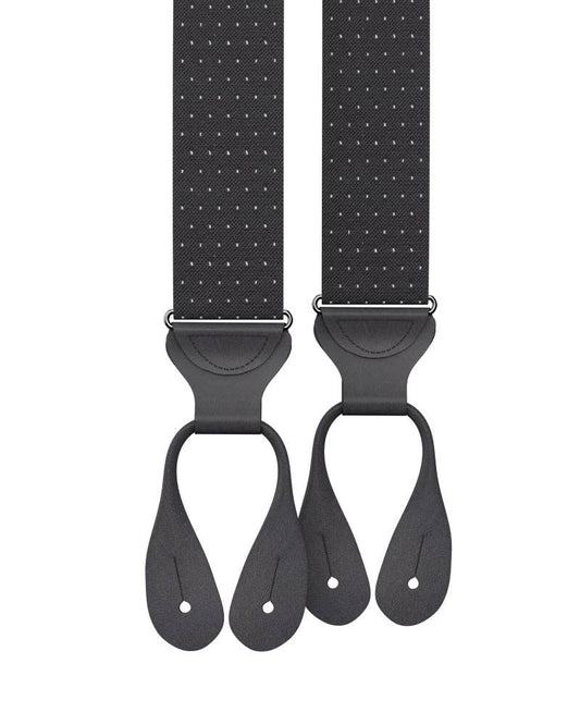 KK & Jay Supply Co. - Jackson Dot Black Suspenders