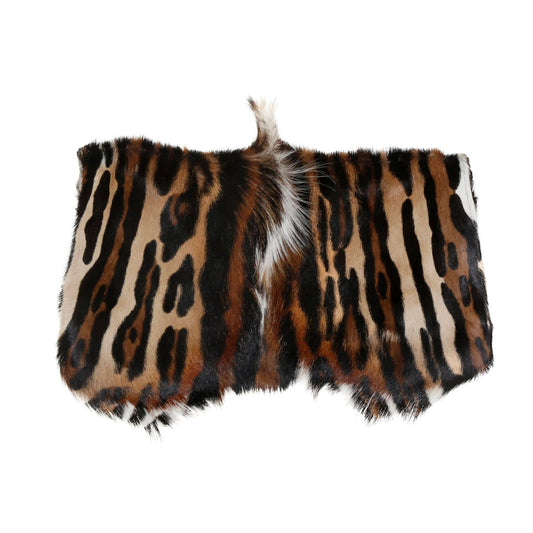 Hair on hide large clutch bag