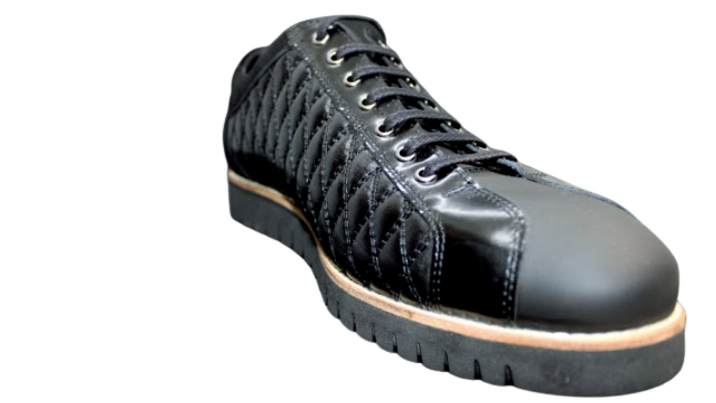 Corrente Black Quilted Sneaker Shoe