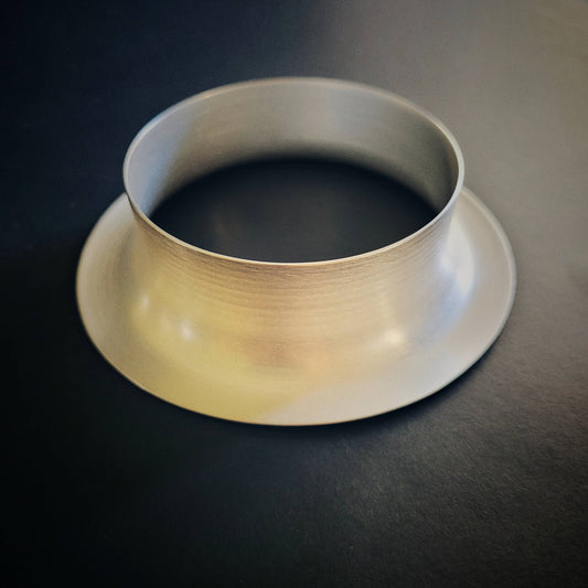 Brass or silver flared bangle bracelet stacking