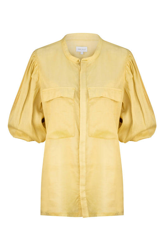 Santorini Tencel Voile Pocket Shirt