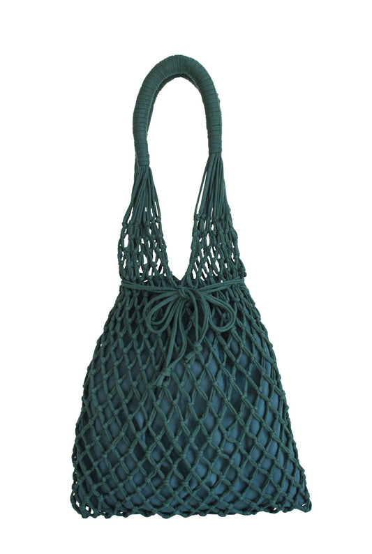 Green Crochet Bag