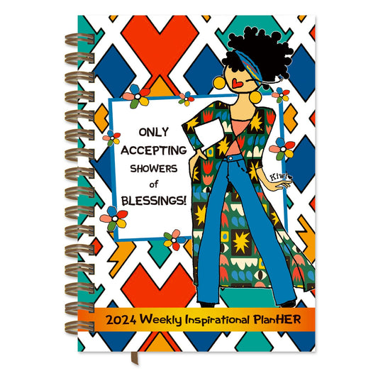 Shades of Color, LLC - 2024 Weekly Planner Only Accepting Showers Of Blessings!
