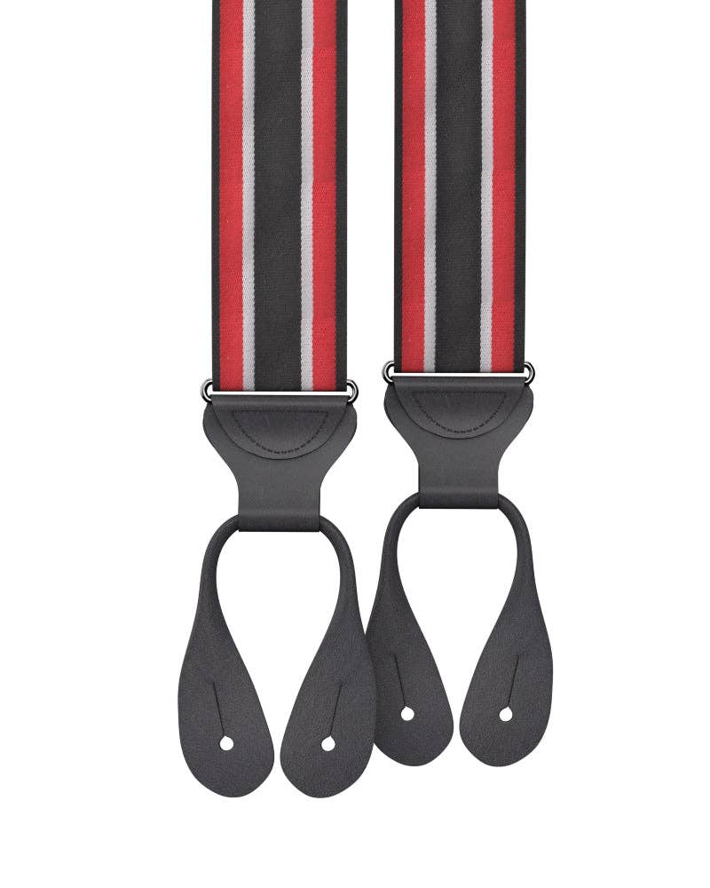 KK & Jay Supply Co. - Astor Stripe Suspenders