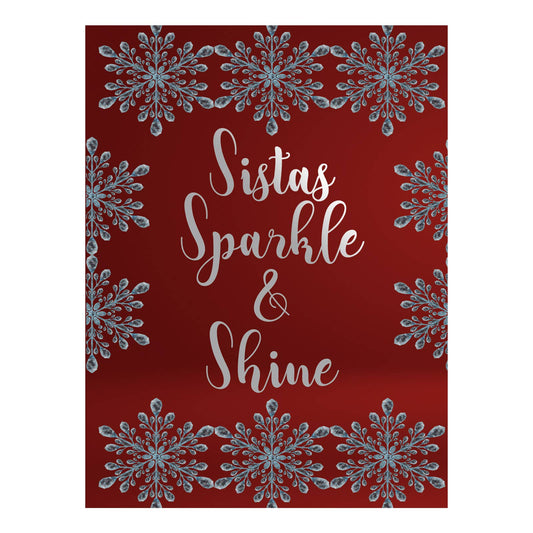 Shades of Color, LLC - Holiday Christmas Cards & Envelopes Sistas Sparkle & Shine