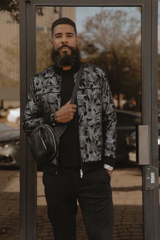 ROBERTO Camo Luxe Track Jacket