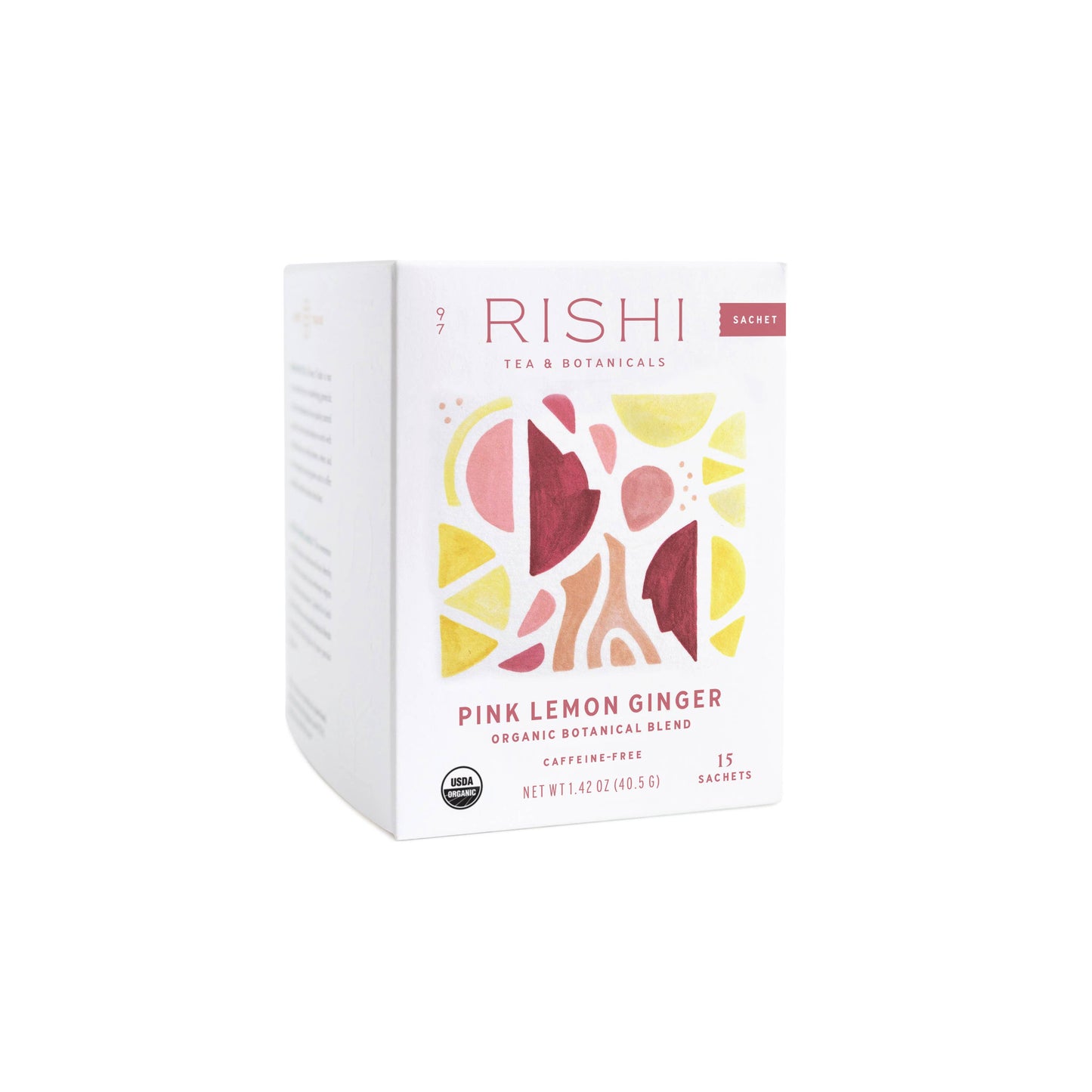 Rishi Tea & Botanicals - Pink Lemon Ginger Organic Herbal Tea Sachets