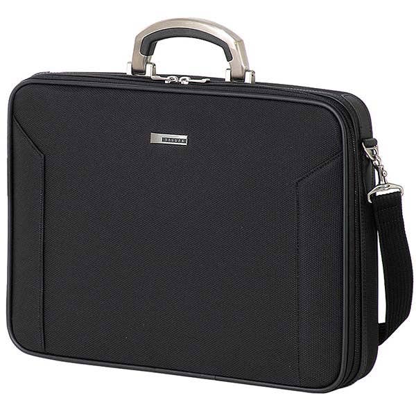 Unofuku Black w/ Matte Silver Handle Slim Briefcase ORIGIN 40