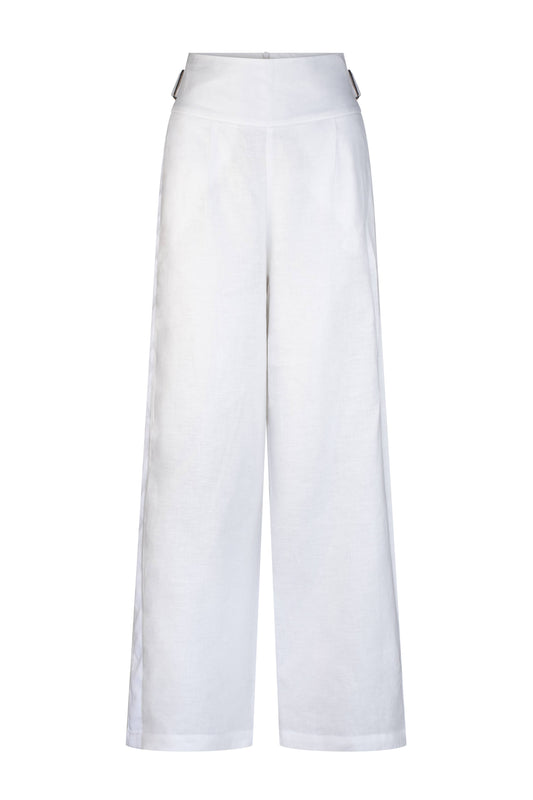 St Tropez High Waist Linen Pant