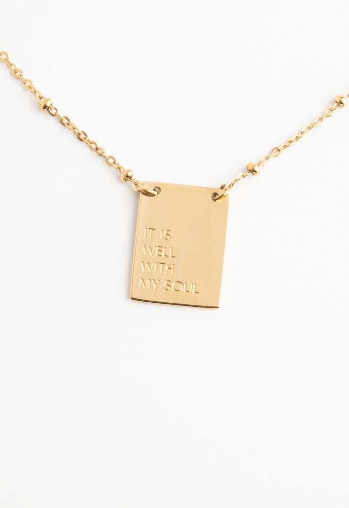 Starfish Project, Inc - It Is Well Necklace