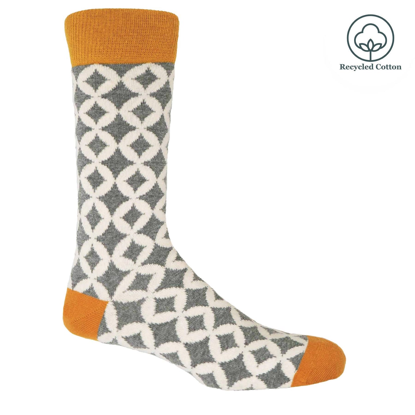 Peper Harow - Mosaic Men's Socks- Grey