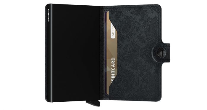 Secrid Paisley Black Mini Wallet